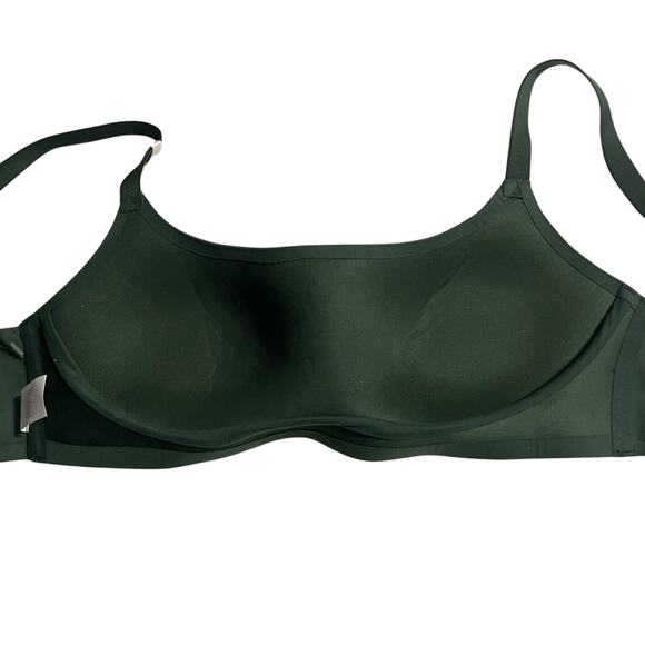 Aerie Womens Bra Size Small Green Smoothez Wireless Bralette Adjustable Straps - Picture 4 of 8